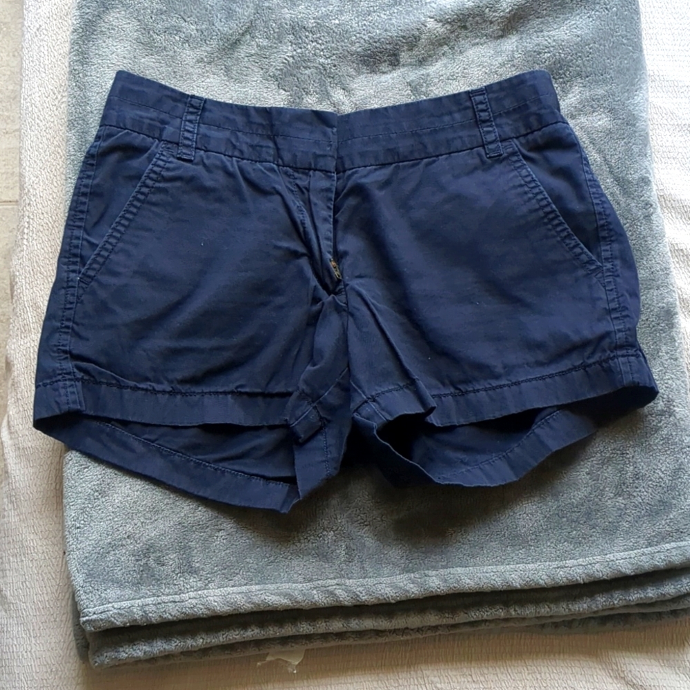 J. Crew Navy Chino Shorts
